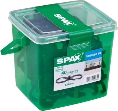 Image de SPAX® 4009422564009 SPAX® Terrassen-Abstandshalter AIR 6,5 mm, 40 St.