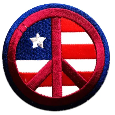 Obrázok produktu pre Usa America Peace Peace Army - nášivka, nažehľovacia, nášivka, nášivky, nášivky, veľkosť: 7,5 x 7,5 cm