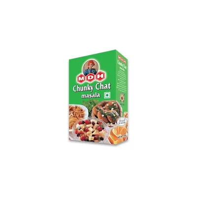 Zdjęcie produktu dla Chunky Chat Masala - Mieszanka przypraw 100 g MDH Waga opakowania: 100 g, Pochodzenie: Indie, Rodzaj przyprawy: masala