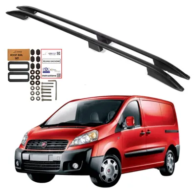 Productafbeelding van Dakdrager voor FIAT SCUDO, CITROËN JUMPY, PEUGEOT EXPERT L2, modeljaren 2006-2017, kleur zwart