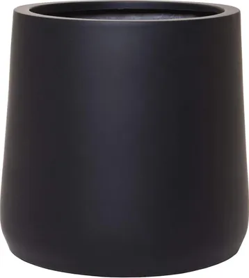 Immagine prodotto di Vaso da fiori VEKRA in fibra di vetro, nero, 55x50 cm