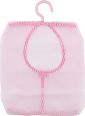 Image de Sac de rangement suspendu en maille pour linge de salle de bain Filet de rangement pour vêtements et jouets Crochet de suspension pour linge de salle de bain