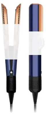 Immagine prodotto di Asciugacapelli e piastra per capelli, tecnologia a ioni negativi, doppia funzionalità, blu-UE