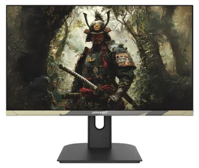Produktbild von JAPANNEXT JN-IPS238FHD200F-HSP-CAMO, 61 cm (24"), 1920 x 1080 Pixel, Full HD, LCD, 0,5 ms, Schwarz