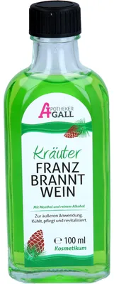 Zdjęcie produktu dla Apotheker Gall ziołowy alkohol do nacierania chłodzi, odżywia i rewitalizuje, roztwór 100 ml