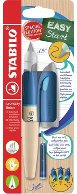 Produktbild von STABILO Schulfüller ergonomisch für Linkshänder mit Anfänger-Feder A -  EASYbirdy Timbe…