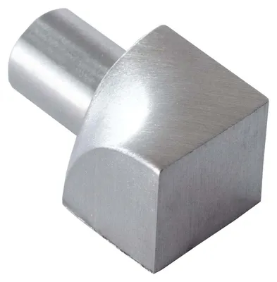 Produktbild von Dalsys Inneneck für Fliesenschiene Viertelkreisprofil Edelstahl Gebürstet 10mm, Fliesenprofil