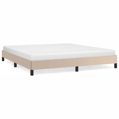 Produktbild von Bettgestell Cappuccino-Braun 160x200 cm Kunstleder