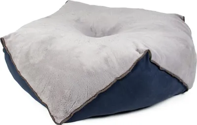 Image de Duvo+ Lit pour chien Duotex Eco rond bleu/gris