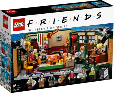 Produktbild von LEGO 21319 Ideas FRIENDS "Central Perk" Café für Erwachsene und Fans der Kultserie, Konstruktionsspielzeug mit 7 Minifiguren, Set zum 25. Jubiläum