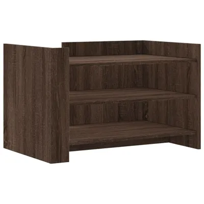 Immagine prodotto di Tavolino in rovere marrone 80x50x50 cm materiale a base di legno