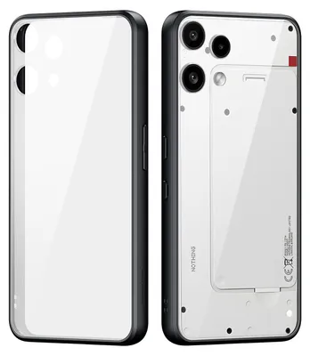 Obrázek produktu pro Pouzdro na mobilní telefon Nothing Phone 3a Lite, Dux Ducis Aimo, průhledné s černým rámečkem