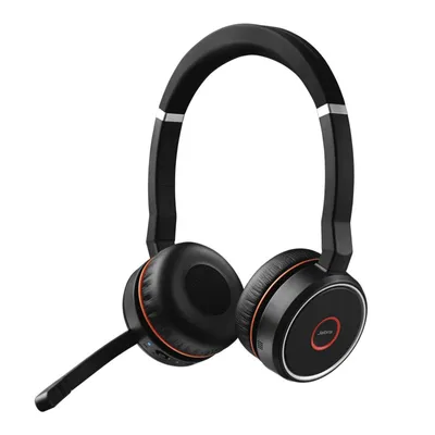 Produktbild von Jabra Evolve 75 100-98510000-99 - Headset - On-Ear - Bluetooth - kabellos - aktive Rauschunterdrückung