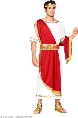 Image de Costume empereur romain - sénateur costume romain déguisement romain XXL - 58/60
