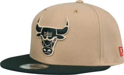 Produktbild von New Era 9Fifty Snapback Cap - Chicago Bulls camel beige