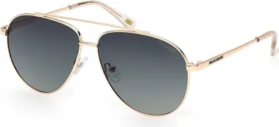 Imagen del producto de Gafas de sol polarizadas Skechers Se6276, color dorado, para hombre, talla única