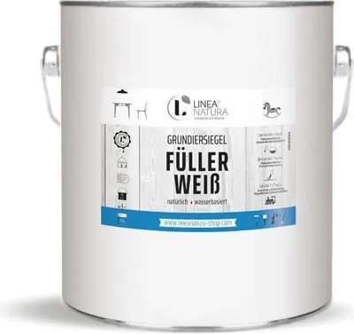Produktbild von LINEA NATURA® - Grundiersiegel Füller Weiß Grundierung 1K Wasserfüller 2,5  kg