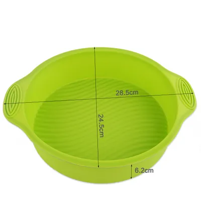 Obrázek produktu pro Silikonové formy na pečení CANDeal kulaté, 24 cm nepřilnavá kulatá forma na dort a forma na tvarohový a duhový dort