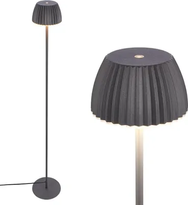 Produktbild von Briloner LUCA LED Stehlampe, Touch, Dimmbar, Warmweißes Licht, Lichtkante, Anthrazit, Ø19 x 124 cm