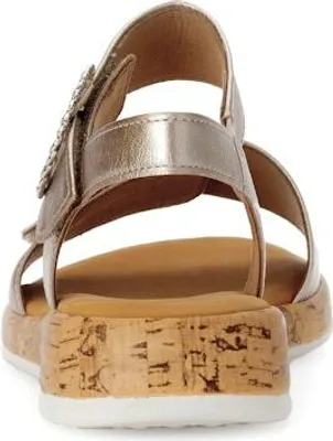Produktbild von Gabor 2.734.82_6, Sandaletten in Beige für Damen, Größe 37,5