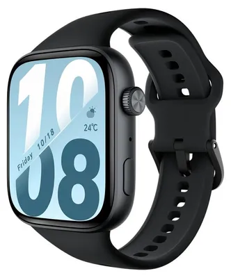 Obrázek produktu pro Hodinky HONOR Watch X5i Standard BT 8MB+128MB černé s černým silikonovým řemínkem