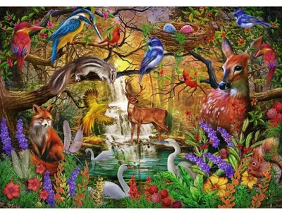 Zdjęcie produktu dla BLUEBIRD Puzzle Złoty Las 500 elementów
