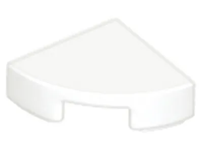 Produktbild von Lego® 1x1 Fliesen Rundecke 25269 - 1 Stück Weiß