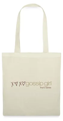 Produktbild von Spreadshirt Gossip Girl Die TV Serie Schriftzug Stoffbeutel, One size, Natur