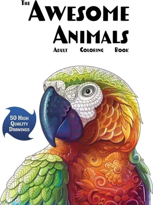 Produktbild von The Awesome Animals Adult Coloring Book
