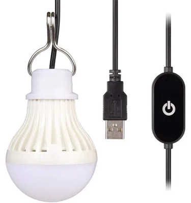 Produktbild von LED-Campinglampe, tragbare USB-Lampe, Notlicht mit Kabel, nicht dimmbar