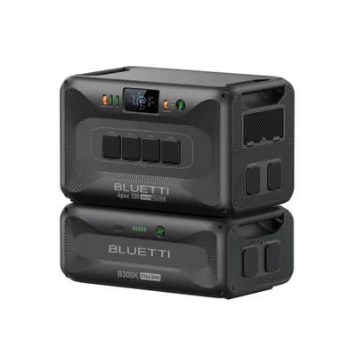 Image de Générateur solaire BLUETTI Apex 300 & B300K, batterie LFP de secours 5529,6 Wh, alimentation électrique modulaire pour la maison, les camping-cars et les situations d'urgence