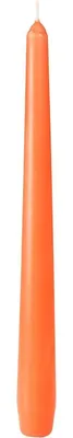 Image de Bougies chandelier Duni mandarin 250x22mm 50 pièces