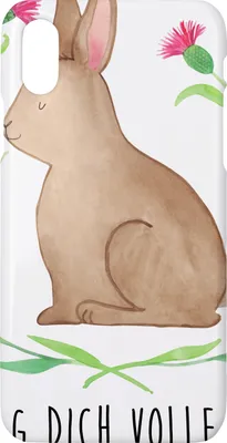 Produktbild von Mr. & Mrs. Panda Iphone 10 Handyhülle Hase Sitzen - Weiß - Geschenk, Handy, Kaninchen, Liebe, Ostern, Osterhase, Cover, Ostergrüße, Frohe, X, Hülle