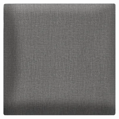 Obrázek produktu pro Nástěnné panely 3D 30 x 30 cm čalouněné - pro velmi snadnou montáž, z velurové tkaniny, s měkkou výplní, barva šedá