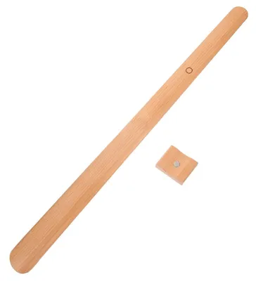 Immagine prodotto di Calzascarpe in legno, 55 cm, con supporto magnetico, ideale per anziani e donne in gravidanza