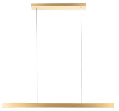 Obrázok produktu pre Závesná lampa - zlatá - BrightLine - plast kov - veľká jedálenská lampa - LED - 4202GO - Mexlite
