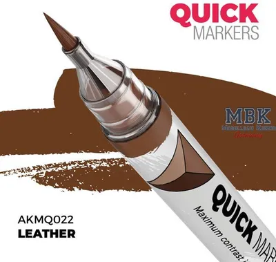 Produktbild von AK Interactive S.L. AK-MQ022 LEATHER - QUICK MARKERS