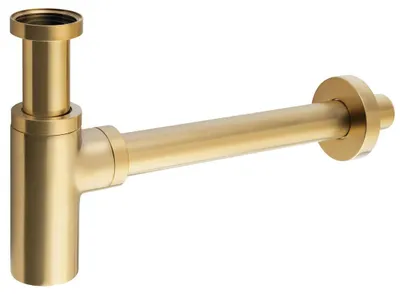 Produktbild von Sapho Waschbecken Siphon 5/4", Auslauf 32mm, Rund, Gold matt