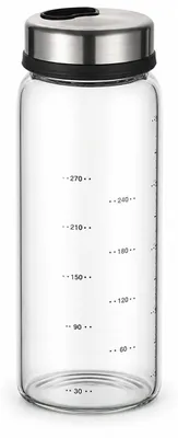 Produktbild von Gewürzstreuer - Aus Glas mit Edelstahl-Deckel - Zur Aufbewahrung von Gewürzen - 300 ml