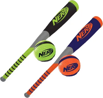 Immagine prodotto di Set di mazza e palla da baseball in schiuma Nerf - giocattolo sportivo da 27 pollici