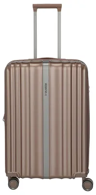 Image de travelite trolley Paros 4W Trolley Cappuccino vieux rose 65cm