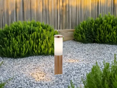 Produktbild von LDE Sockelleuchte für Wegbeleuchtung Außen Hauseingang Terrassenlampe, Höhe 45cm