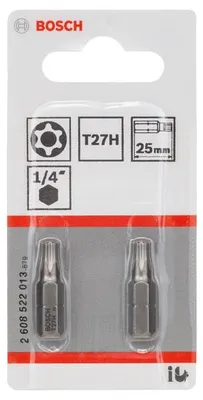Produktbild von T27H Security-Torx®-Schrauberbit Extra-Hart, 2 Stk.