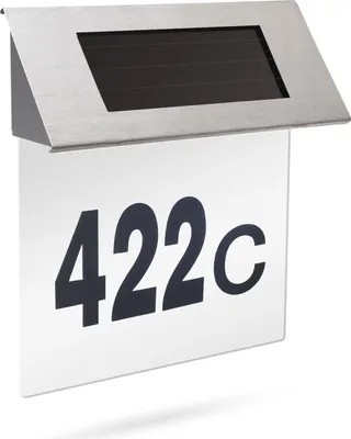 Obrázek produktu pro Číslo solární lampy pro dům GARDEN OF EDEN 11446B