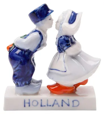 Imagen del producto de Heinen Delfts Blauw: Pareja besándose (5 cm)