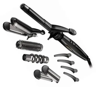 Image de Remington S8670 brosse soufflante et fer à lisser Multistyler À chaleur Noir 1,8 m
