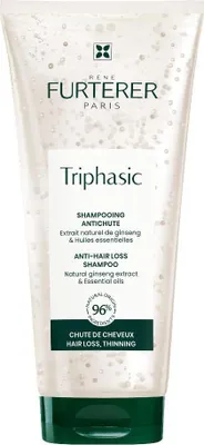 A product shot of a shampoo bottle.