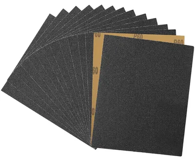 Produktbild von Schleifpapier 60 Körnung 230x280mm Nass/Trocken 15 Stück für Metall Holz Auto