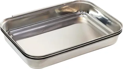 Imagen del producto de APS Kühl- / Edelstahlschalen Panierstation, 3-teilig  66904