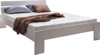 Produktbild von Futonbett Lutz 140x200 cm weiss inkl. 13-Leisten Rollrost